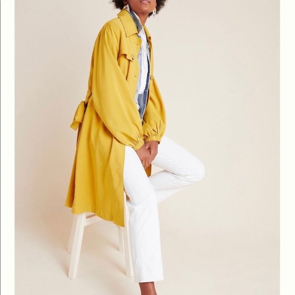 Sea Bristol Yellow Trench Coat | Poshmark